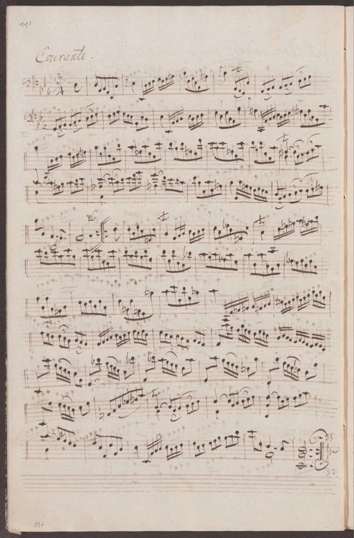 bach cello suites original manuscript
